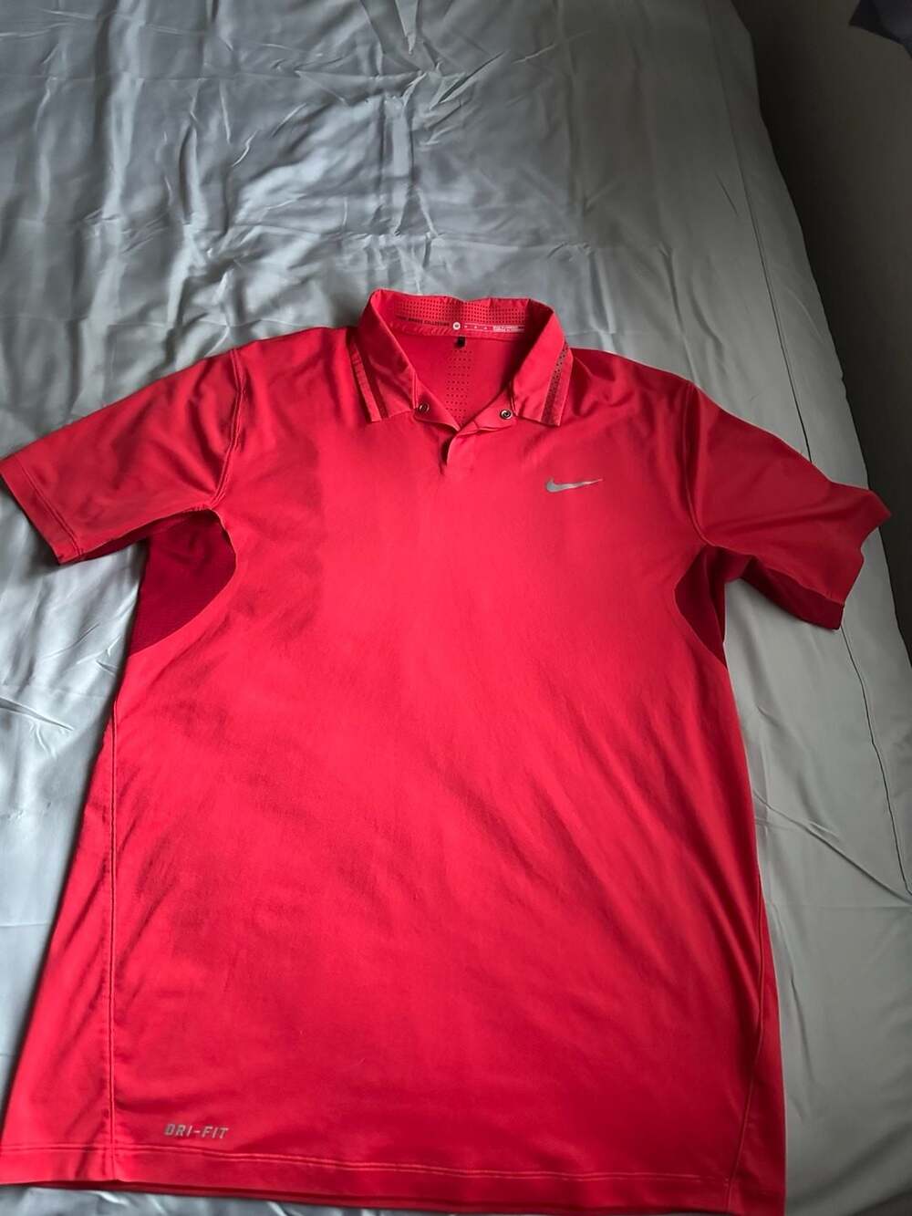 Nike Tiger Woods Collection Dri-FIT Golf Polo Shirt Red